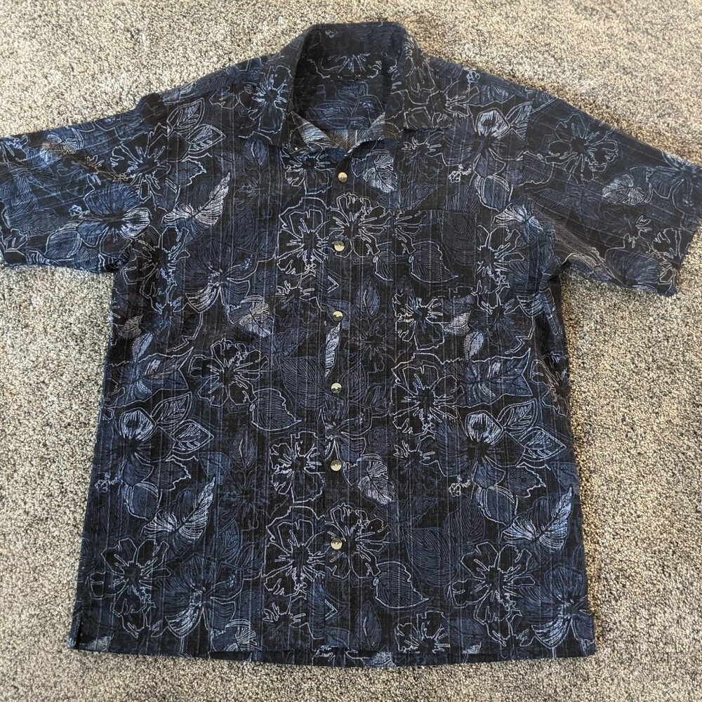 Men's Large Hawaiian Shirt w/Pocket (A329)